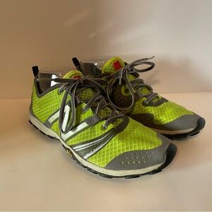 New Balance - Green and Gray Athletic Shoes with Breathable Mesh